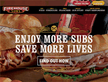 Tablet Screenshot of firehousesubs.com